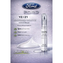Ford Rötuş Boya Kalemi Yz / Z1 Oxford White 2si1arada Çizik Giderici