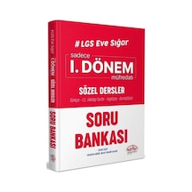Lgs Eve Sığar 1 Dönem Sözel Dersler Soru Bankası Editör Yayınevi