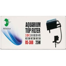 Rs 388 Akvaryum Tepe Filtre 1750 L/h 25 W