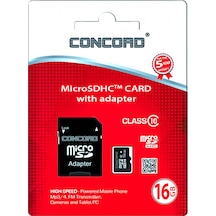 Concord C-M16 16 GB Class 10 SDHC Micro SD Hafıza Kartı