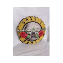 Bag Metal Grupları Guns -n- Roses Desenlı Tasarım Yastık Çok Renkli