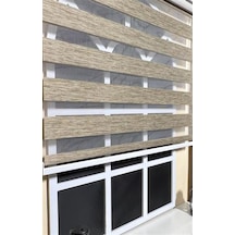 Zebra Stor Sert Plastik Kasalı Kahverengi Perde STB 400V05-PD