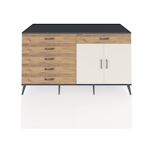 Kronos Konsol Tek Raflı 6 Çekmeceli 2 Kapaklı 176x59x99 Antrasit- Antrasit-aytaşı/çam Kronos Konsol Tek Raflı 6 Çekmeceli 2 Kapaklı 176x59x99 Antrasit- Antrasit-aytaşı/çam