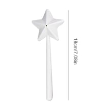 Yeniden Doldurulabilir Yıldız Asa Taşınabilir Tuz Karabiber Baharatlık Dispenser Çalkalayıcı Set Mutfak Yemek Pişirme Barbekü Malzemeleri Cadılar Bayramı Parti Hediyeleri Beyaz