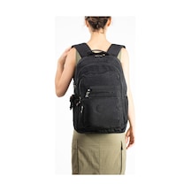 Ultra Hafif Çok Cepli Su Geçirmez Sırt Çantası Unisex Siyah Model: 571-2f