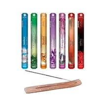 Flute Karışık Tütsü 7 x 20'li + Ahşap Tütsü Kayığı
