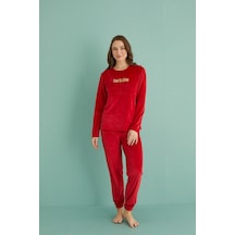Gd Goldoremi 13164-20 Kadın Time To Shine Kadife Pijama Takım 001