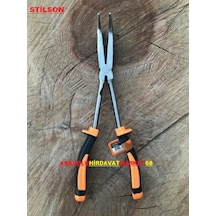 Stilson Uzun Kargaburun Pense Eğri Uçlu 280 Mm Kargaburnu