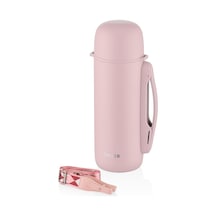 Dıller Çelik Termos Sıcak Tutma 12 Saat Pembe 1260ml Büyük Kapasite Diğer