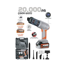 20.000pa Ultra Çekim Güçlü 25000mah Çift Bataryalı Güçlü Vakumlu Çantalı Araç İçi Üflemeli Süpürge