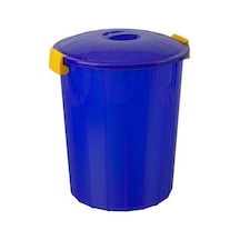 Çöp Kovası Kapaklı Plastik 100 Litre Mavi