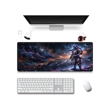 Sonictouch Evren Savaşçısı Samuray Dikişsiz Pürüzsüz Sıvı Geçirmez Xxl Gamer Klavye Mousepad 40x90cm