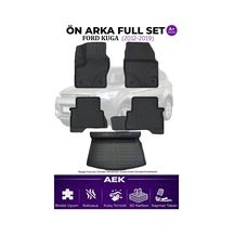 Ford Kuga 2013-2019 5d Karbon Paspas Takımı +3d Pvc Bagaj Havuzu