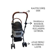 Tommy Evcil Hayvan Arabası 76,5x48x99cm Gri Max 15 Kg