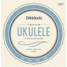 Daddario Ej87T Titanium Tenor Ukulele Tel Seti