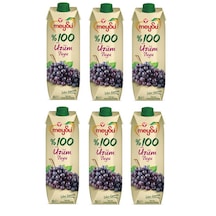 Meysu %100 Üzüm Suyu 1 Lt X 6 Adet