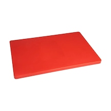 Türkay 50x30x2 Cm Polietilen Kesme Tahtası Kesim Levhası Kırmızı 4733