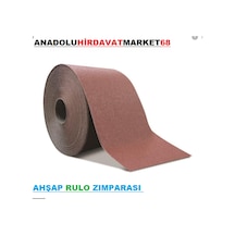 40 Kum Rulo Zımpara Ahşap Metal Zımparası Kalın Diş 1 Metre