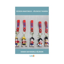 Luffy Silikon Anahtarlık Eğlenceli Anime Karakteri Çok Renkli Luffy Silikon Anahtarlık Eğlenceli Anime Karakteri Çok Renkli