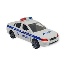 Sesli Işıklı Çek Bırak Polis Arabası - Yy2020-17p Siyah