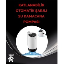 Lb Otomatik Şarjlı Damacana Pompası Ev Ofis Kamp Kullanım Çok Renkli