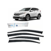 Sunplex Honda Crv 2016-2022 Krom Cam Rüzgarlığı 4 Parça