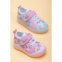 Şirinbebe Şiringenç Keten Fuşya Kız İlkadım Bebek Çocuk Ayakkabısı-2897-fuşya Fuşya