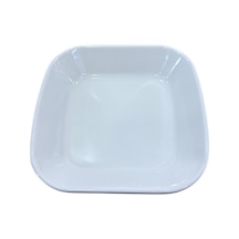 Atlas Melamin Çerezlik Kare Beyaz 9cm