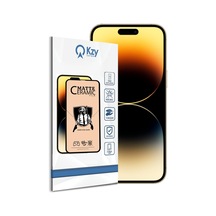 Ayrex Apple İphone 14 Pro İle Uyumlu Tam Kaplayan Mat Seramik Nano Esnek Ekran Koruyucu Cam