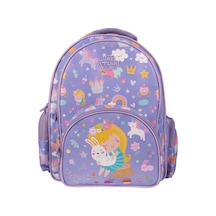 Me Çanta Me Team Daisy Mor Üç Bölmeli Kız Çocuk Ilkokul Sırt Çantası