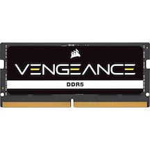 Vengeance Sodımm Ddr5 Ram 16gb 1x16gb 5600mhz Cl48 Intel Xmp Icue Uyumlu Bilgisayar Belleği - Siyah Cmsx16gx5m1a5600c4