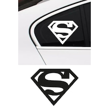 Superman Sticker, Oto Sticker, Kelebek Cam Sticker, Motor Sticker 18x14 Cm