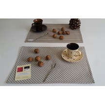 Amerikan Servis Rich Çizgi 32 x 45 CM Zeytin Yeşili-1'li Yeşil