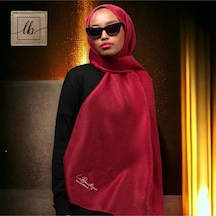 La Boutique Simli Şal - Bordo - 70x190 Çok Renkli