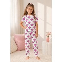 Beniizle Kız Çocuk Pijama Takımı Pembe