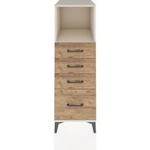 Kronos Dolap Tek Raflı 4 Çekmeceli 44x59x134 Aytaşı-çam Aytaşı