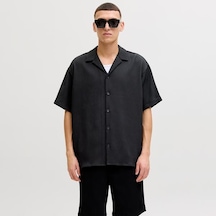 Jack & Jones Jack Jones Kısa Kol Gömlek Harrison Resort Siyah
