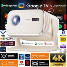 Vankyo Aurzen Boom Mini Android Google TV 4K Destekli Projeksiyon Cihazı