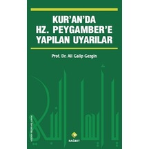 Kur'an'da Hz.peygamber'e Yapılan Uyarılar