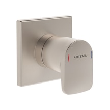 Artema Root Square A4272934 Ankastre Stop Valf. Sıva Üstü. Fırçal Nikel