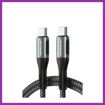 Bezos Konfulon Dc43 Type-c To Type-c 1m Örgü 60w Hızlı Şarj Kablo - Siyah Bty