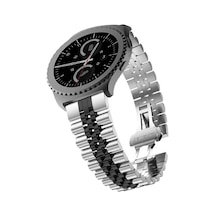 Gear S2 Uyumlu Krd-36 20mm Metal Zore Kordon-rose Gold