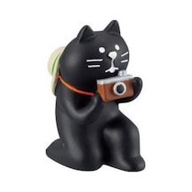 Fotoğrafçı Kara Kedi Mini Figür