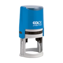 Colop R45 Yuvarlak Mavi Kasa Mavi Keçe - 45 MM