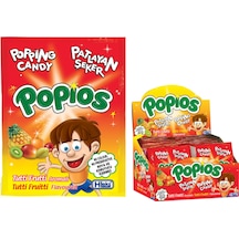 Hleks Patlayan Şeker Popios 40 Adet 4 Gr Tutti Frutti