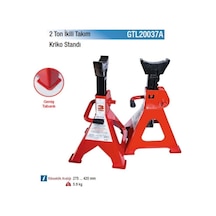 Gar Tool 3 Ton Araç Altı Sehpa İkili Set Gtl20038a