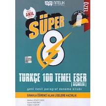Nitelik 8.Sınıf Yeni Nesil Süper Türkçe 100 Temel Eser Paragraf D