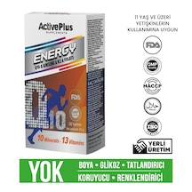Active Plus Enerji Q10 & Ginseng & Folat & K2 30 Tablet