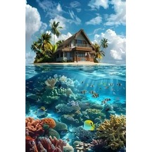5d Elmas Boncuk Taş Işleme Mozaik Goblen Kit 40x50cm Gc89563 Diamond Painting Boncuk Puzzle Elmas Boyama