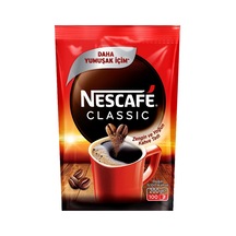 Nescafe Classic Çözülebilir Kahve Eko Poşet 200 G - %100 Doğal Robusta 2'li Ekonomik Paket - 2 Tarı Çekirdek Kahve